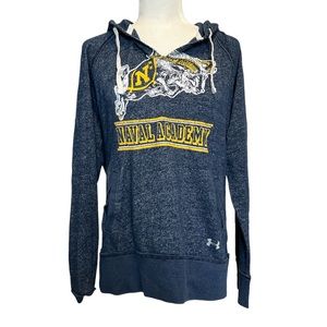 Under Armour Legacy Naval Academy Hooded Sweatshirt - Size XL